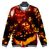Halloween Costumes Streetwear Hoodie Men Hip Hooded 3D Print Party Long Sleeve Coat Top - menochic